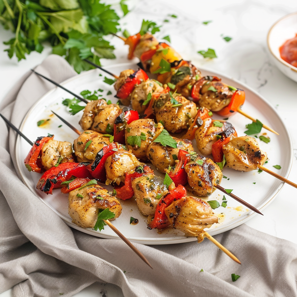 Creole Chicken Skewers