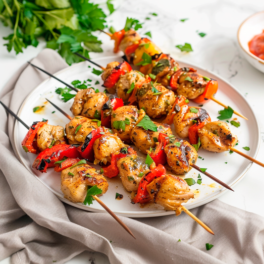 Creole Chicken Skewers