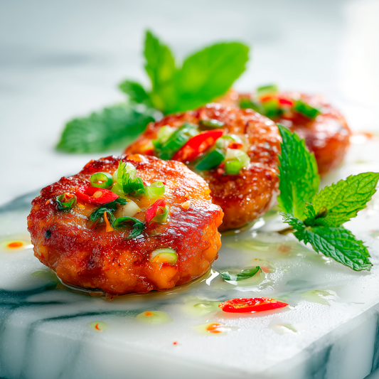 Thai Tom Yam Fish Cake