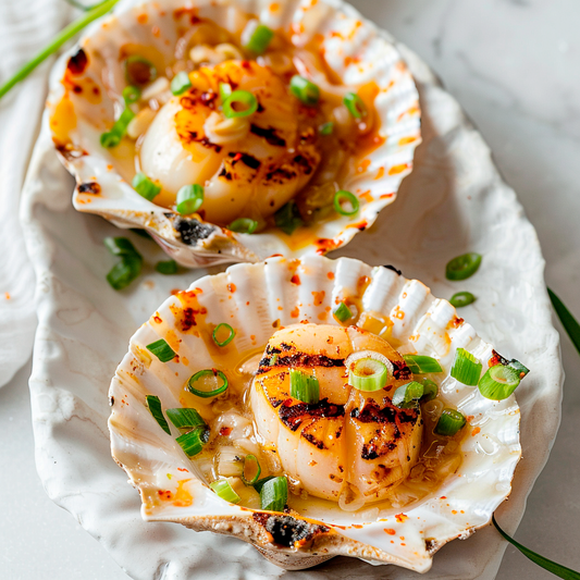 Ginger & Scallion Scallop Halfshell